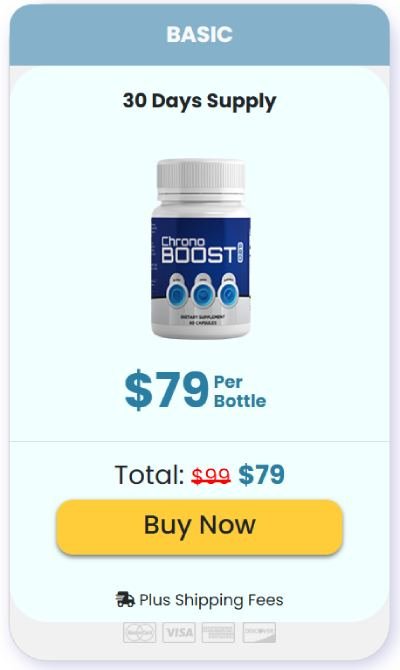 CHRONOBOOST PRO- order-now- ( Thirty Days Supply)- image