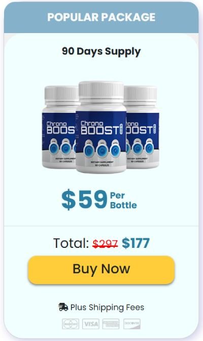 CHRONOBOOST PRO-3-bottle - order-now-( Ninety Days Supply) - image
